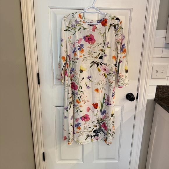 Sonnet James Brielle Floral Print modest Dress 45621 - Picture 4 of 13